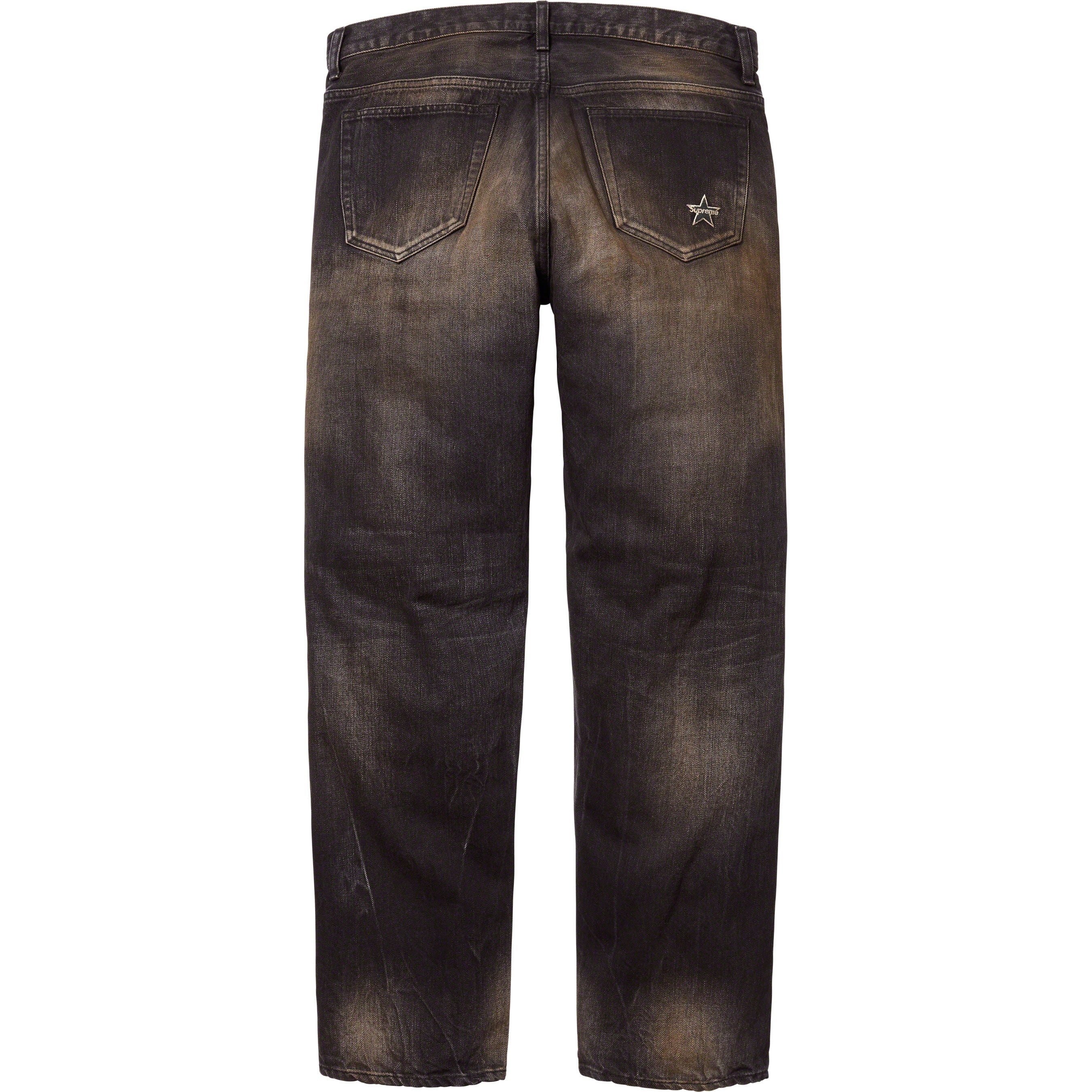 Distressed Loose Fit Selvedge Jean view 4